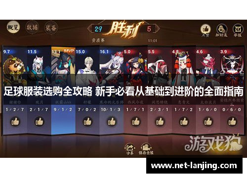 足球服装选购全攻略 新手必看从基础到进阶的全面指南